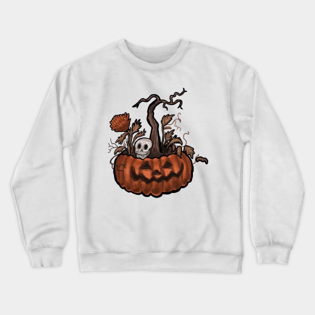 Pumpkin Planter Crewneck Sweatshirt by Dialon25